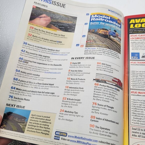 Model Railroader Magazine LOT of 6 ISSUES from 2014 for Model Trains - Picture 13 of 13